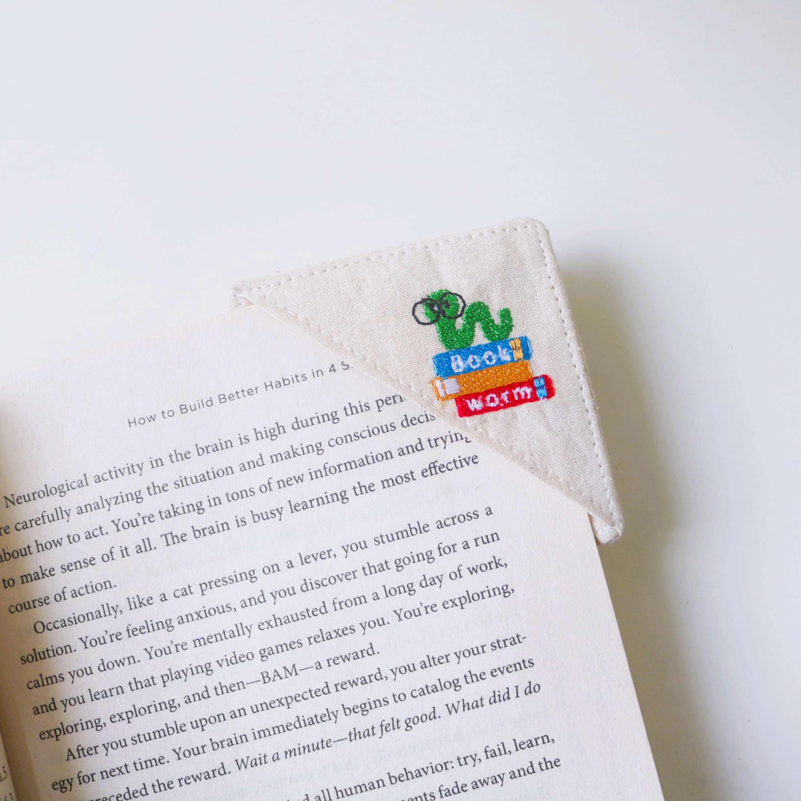 Bookworm Bookmark
