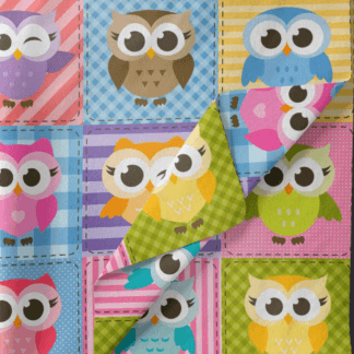 SKF15443 - Owl Fabric Print in Square