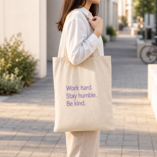 Custom Embroidered Tote Bag, Personalized Canvas Shoulder Bag