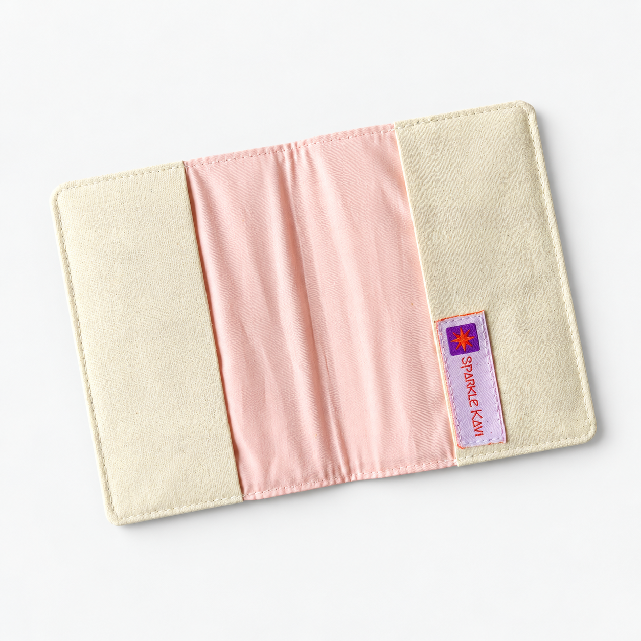 Embroidered Llama Passport Cover with Nameplate